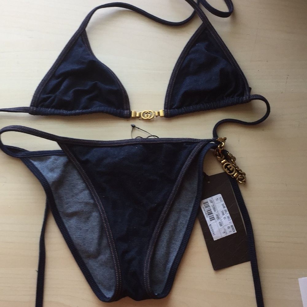 Gucci Denim Bikini